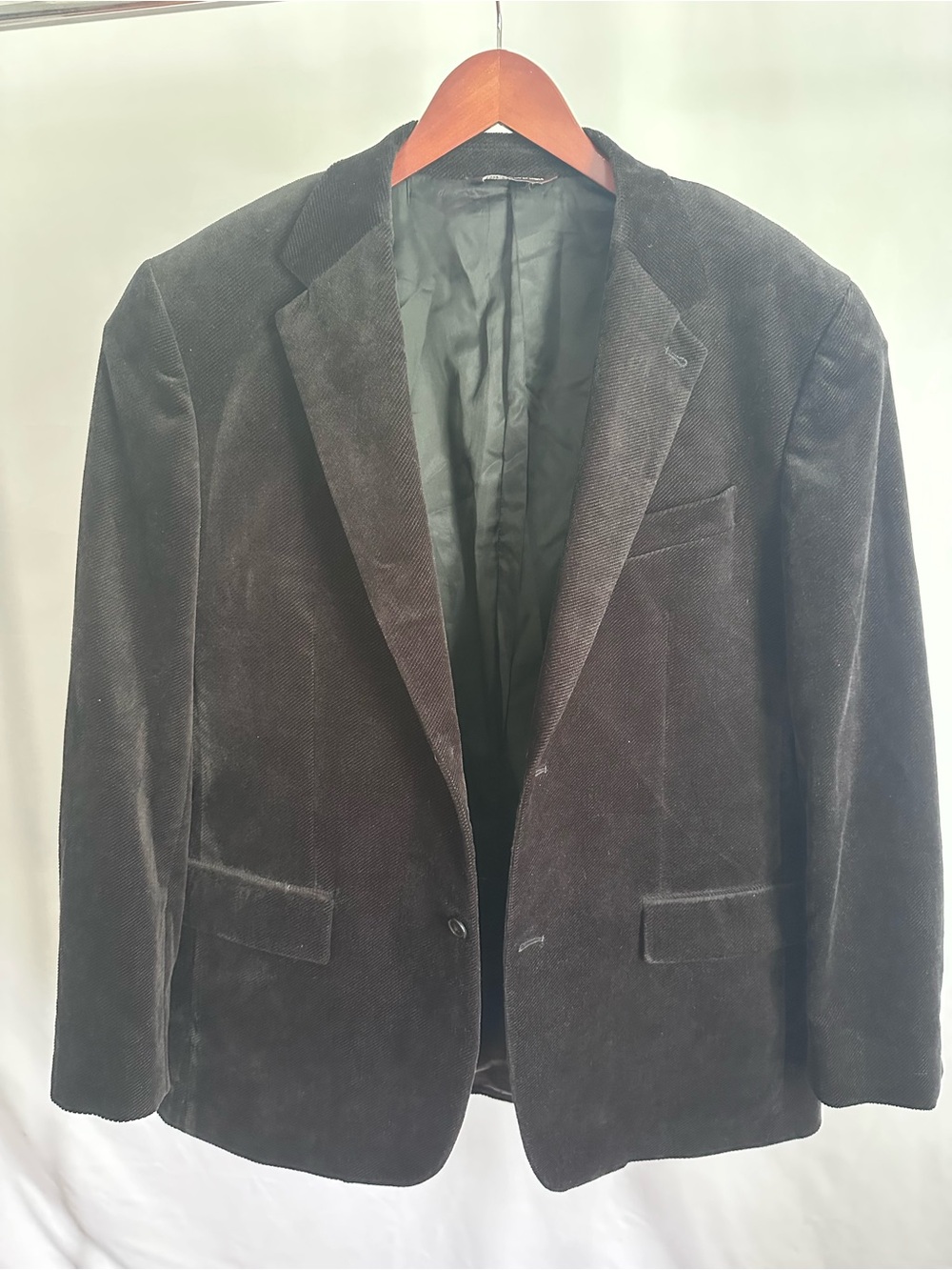 Perry Ellis Black Corduroy Blazer